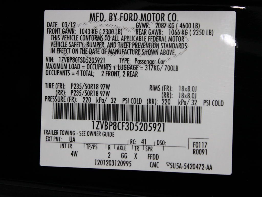 Used 2013 Ford Mustang GT Premium w/ Security Pkg RWD image 50
