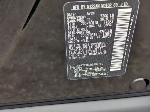 Used 2024 Nissan Armada SV RWD image 34