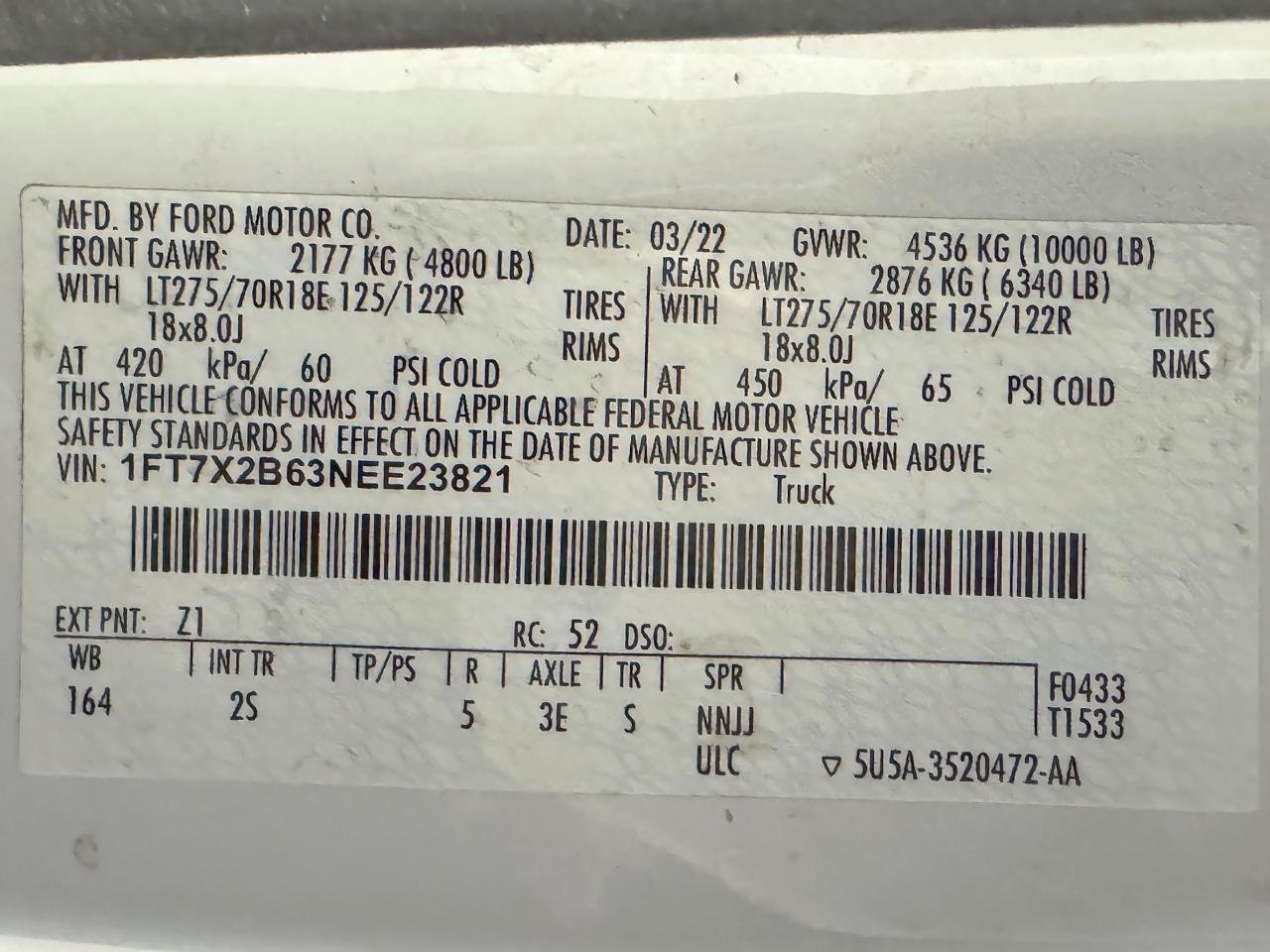 Used 2022 Ford F250 XLT w/ XLT Value Package AWD/4WD image 16