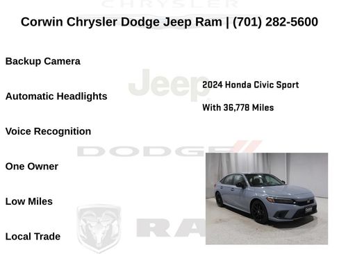 Used 2024 Honda Civic Sport image 6