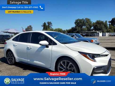 Used 2020 Toyota Corolla SE w/ Carpet Mat Package (TMS) FWD image 5