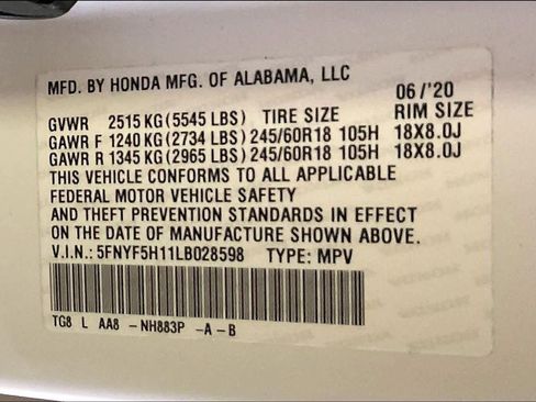 Used 2020 Honda Pilot LX image 31