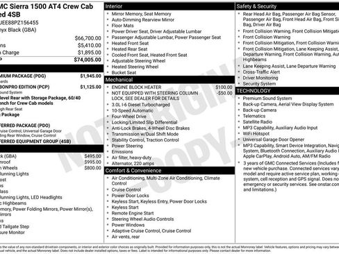 Used 2023 GMC Sierra 1500 AT4 w/ AT4 Premium Package AWD/4WD image 11