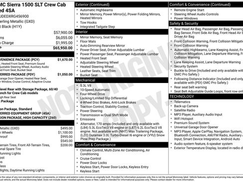Used 2024 GMC Sierra 1500 SLT w/ SLT Convenience Package AWD/4WD image 4