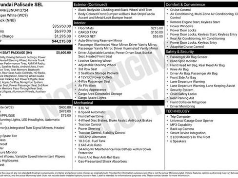 Used 2022 Hyundai Palisade SEL w/ 8P Bench Seat Package FWD image 2