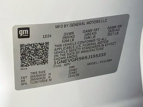 Used 2025 Chevrolet Traverse LT w/ Sun and Wheel Package AWD/4WD image 30