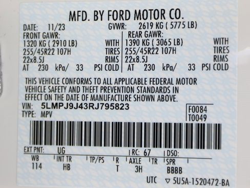 Used 2024 Lincoln Nautilus Black Label image 53