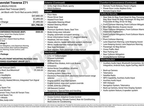 Used 2025 Chevrolet Traverse Z71 w/ Driver Confidence Package AWD/4WD image 31