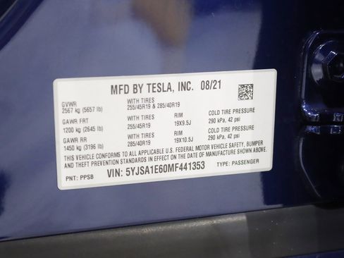 Used 2021 Tesla Model S Plaid image 43