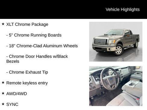 Used 2011 Ford F150 XLT w/ XLT Chrome Pkg AWD/4WD image 11