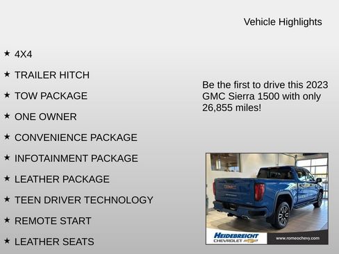 Certified 2023 GMC Sierra 1500 AT4 w/ AT4 Premium Package image 7