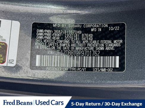 Used 2023 Subaru BRZ Premium image 28