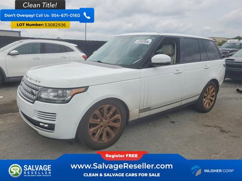 Used 2016 Land Rover Range Rover HSE AWD/4WD image 1