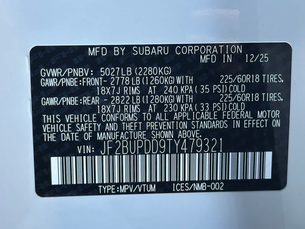 New 2026 Subaru Outback Limited w/ Premium/Limited Package AWD/4WD image 22