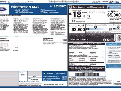 New 2025 Ford Expedition Max Platinum w/ Driver's Package