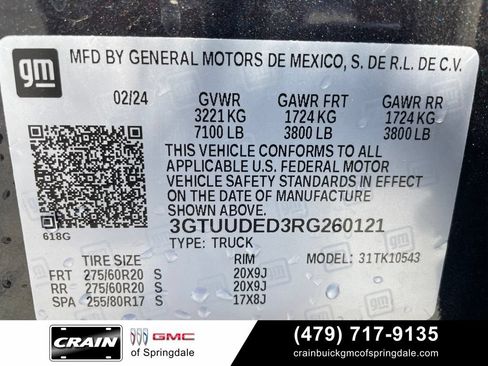 Used 2024 GMC Sierra 1500 SLT w/ SLT Premium Package AWD/4WD image 33