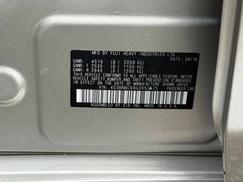 Used 2016 Subaru Legacy 2.5i Premium image 30