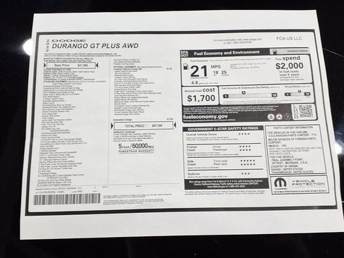 Certified 2022 Dodge Durango GT image 24