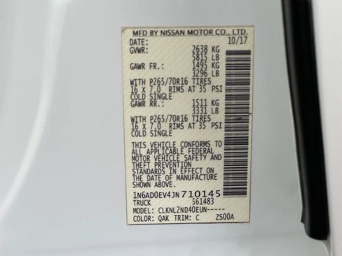 Used 2018 Nissan Frontier SV image 24