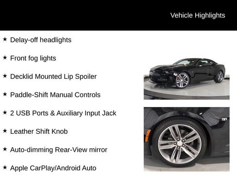 Used 2017 Chevrolet Camaro LT w/ RS Package RWD image 19