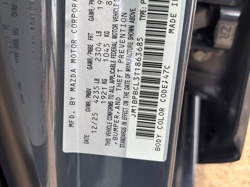 New 2026 MAZDA MAZDA3 Carbon image 25