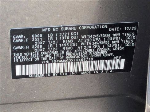 New 2026 Subaru Ascent Limited image 19