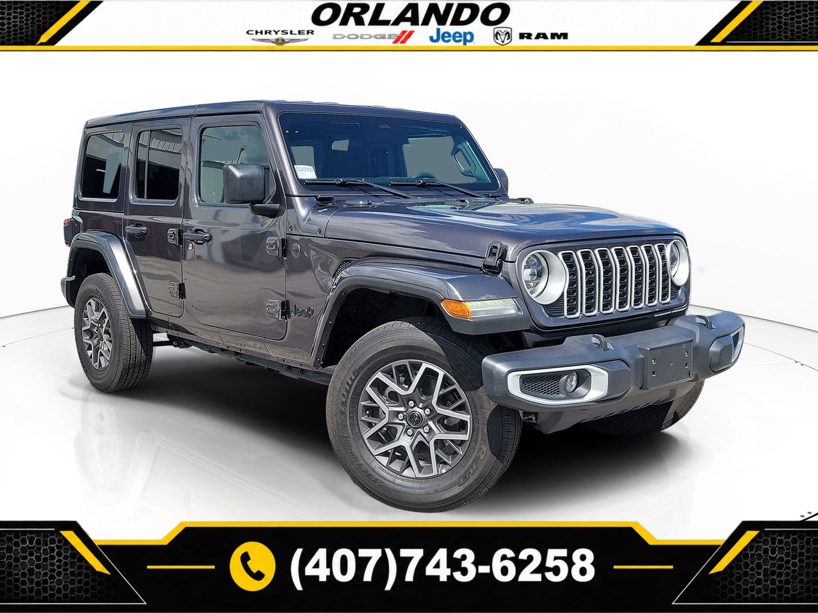 Used 2025 Jeep Wrangler Unlimited Sahara AWD/4WD image 1