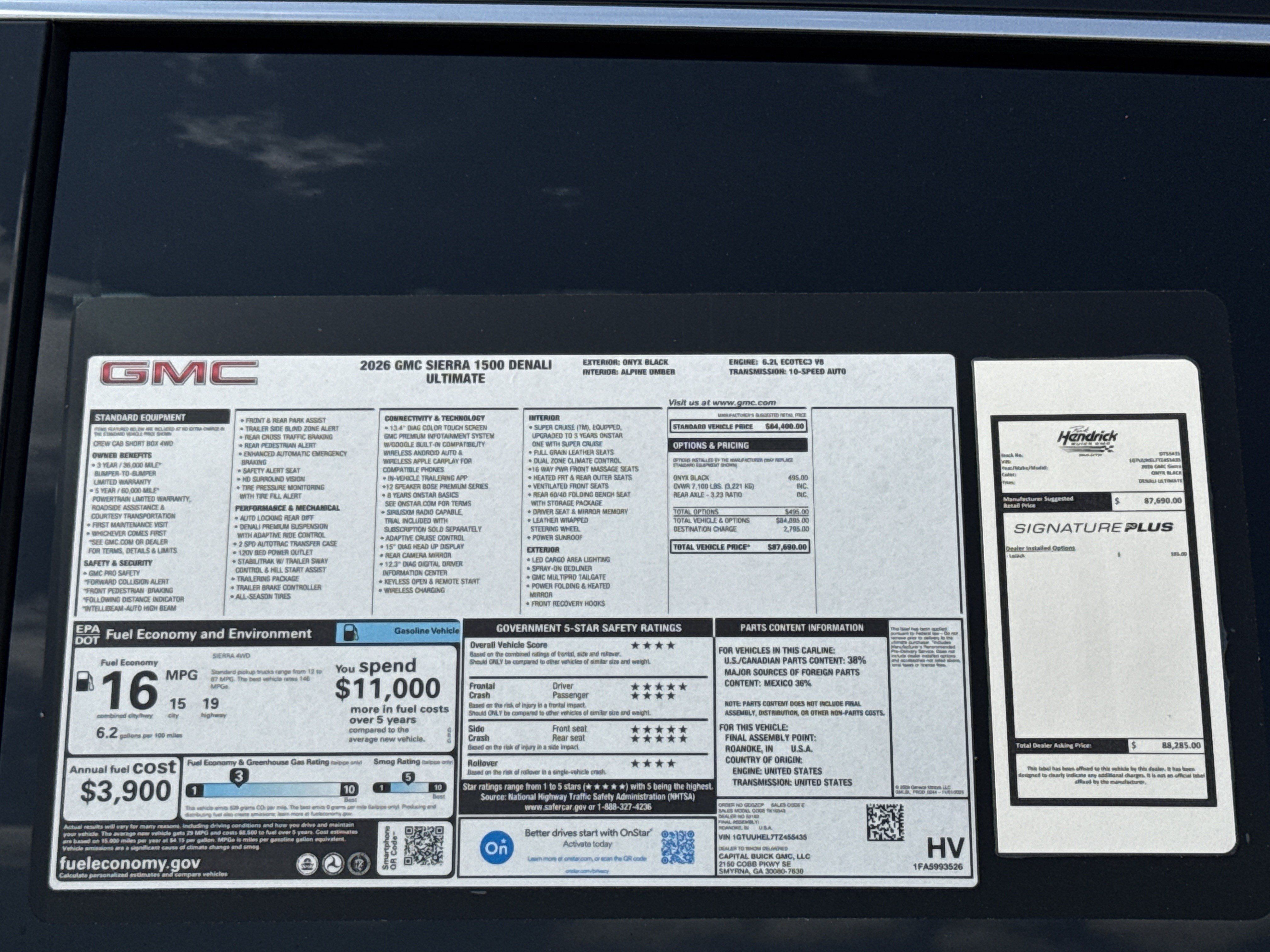 New 2026 GMC Sierra 1500 Denali Ultimate AWD/4WD image 40