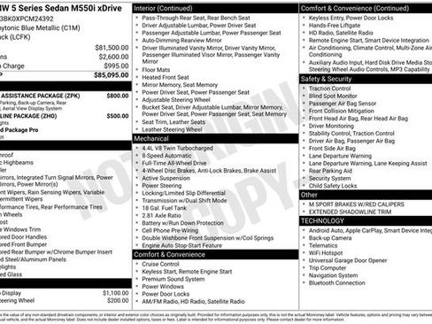 Used 2023 BMW M550i xDrive image 2