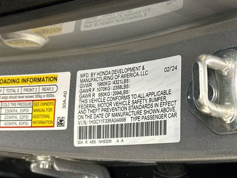 Used 2024 Honda Accord EX image 12