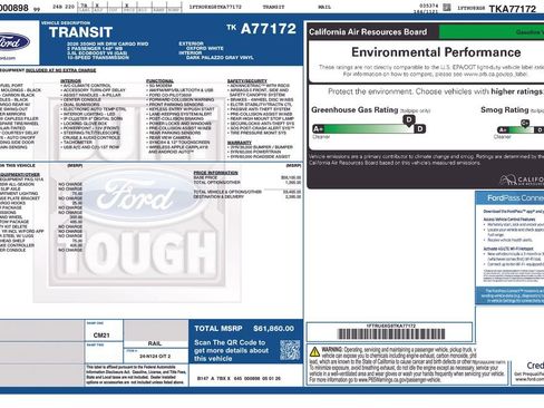 New 2026 Ford Transit 350 148 High Roof Extended DRW RWD image 1