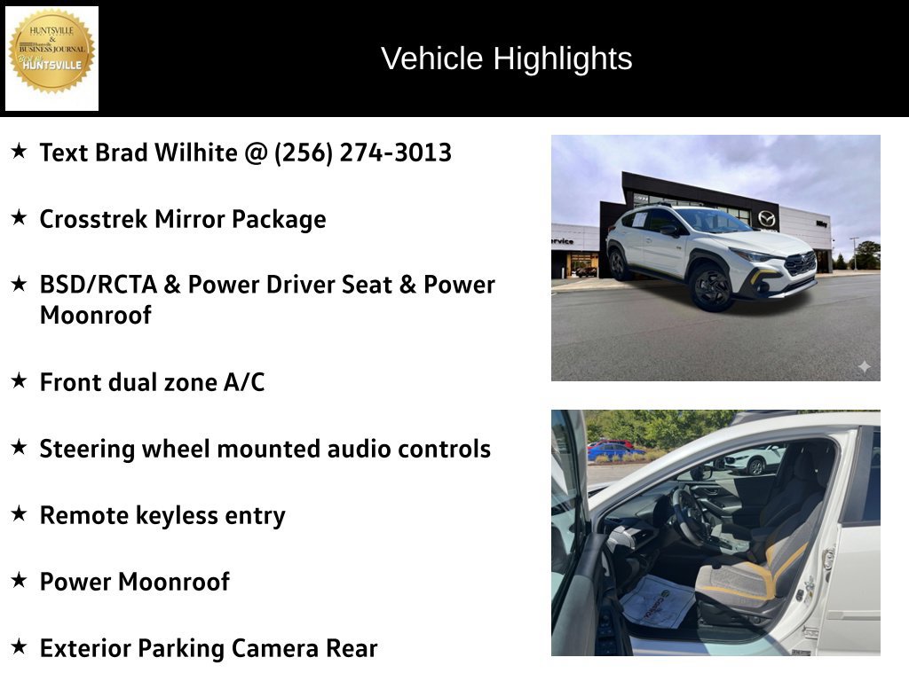 Used 2024 Subaru Crosstrek 2.5i Sport w/ Crosstrek Mirror Package AWD/4WD image 6