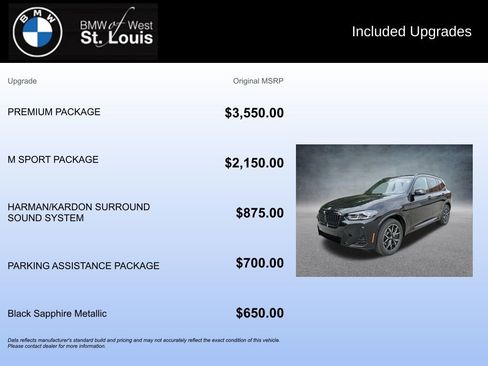 Used 2024 BMW X3 xDrive30i w/ Premium Package image 20