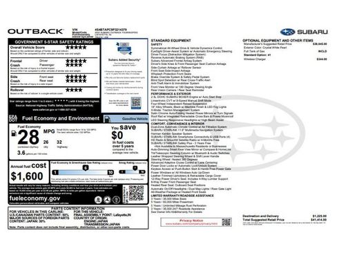 Used 2023 Subaru Outback Touring AWD/4WD image 9