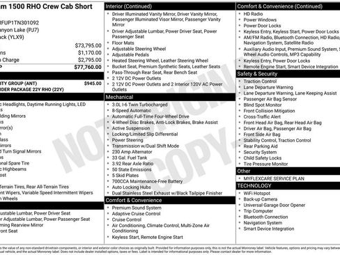Used 2026 RAM 1500 RHO w/ Bed Utility Group AWD/4WD image 6