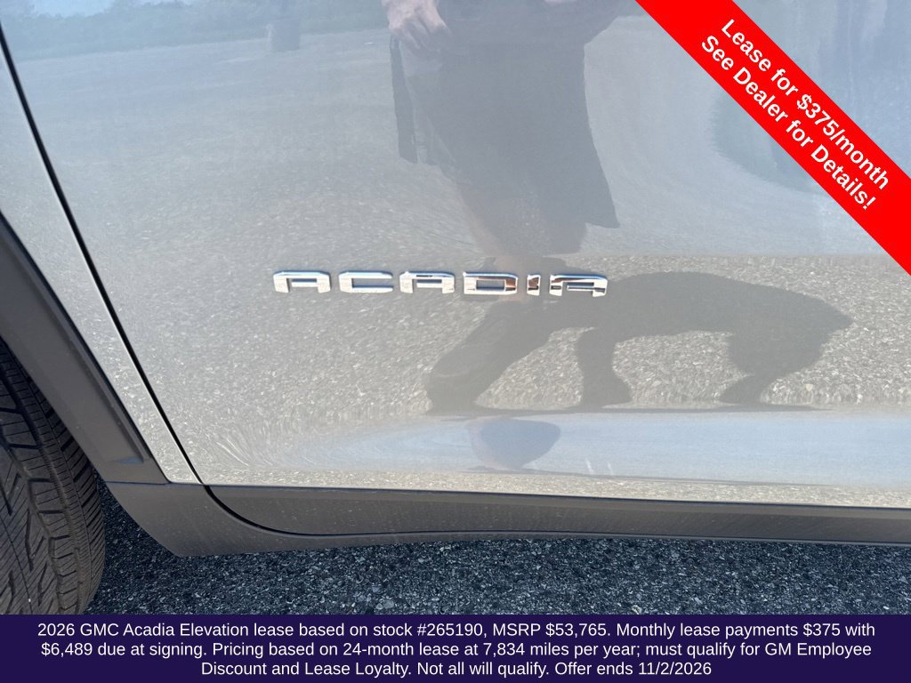 New 2026 GMC Acadia Elevation w/ Elevation Premium Package FWD image 11