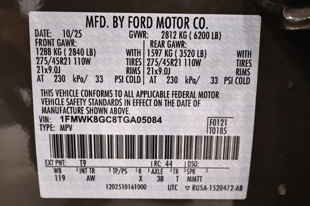 Certified 2026 Ford Explorer ST w/ Sun And Sound Package AWD/4WD image 52