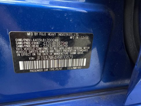 Used 2017 Subaru WRX STI AWD/4WD image 52