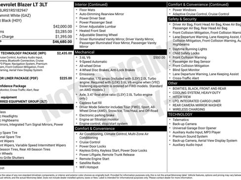 Used 2024 Chevrolet Blazer LT w/ Sound & Technology Package image 3