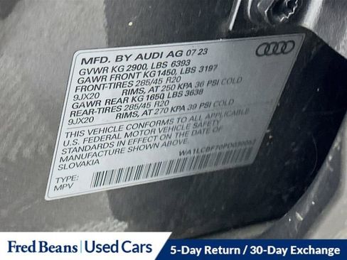 Used 2023 Audi Q7 2.0T Premium Plus w/ Premium Plus Package AWD/4WD image 34