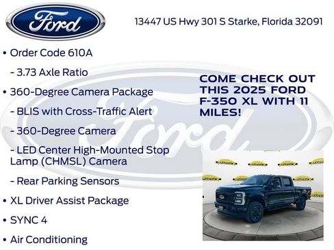 New 2025 Ford F350 XL w/ STX Appearance Package image 25