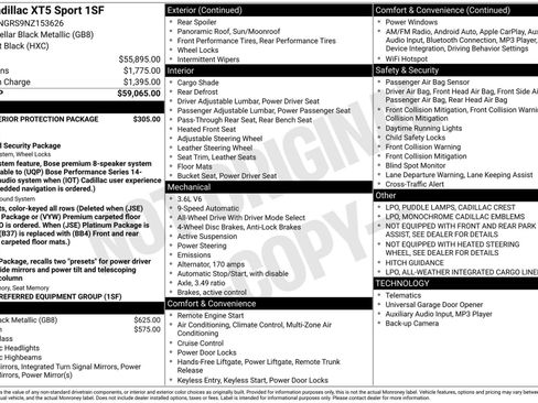 Certified 2022 Cadillac XT5 Sportv AWD/4WD image 3