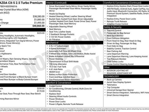 Used 2025 MAZDA CX-5 2.5 Turbo w/ Premium Package image 33