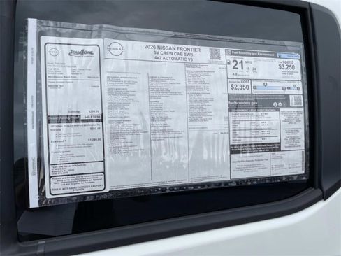 New 2026 Nissan Frontier SV image 13