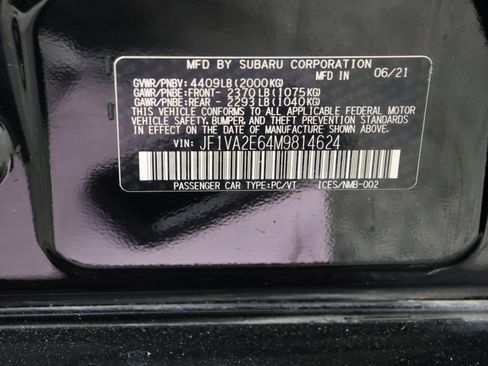 Used 2021 Subaru WRX STI image 40