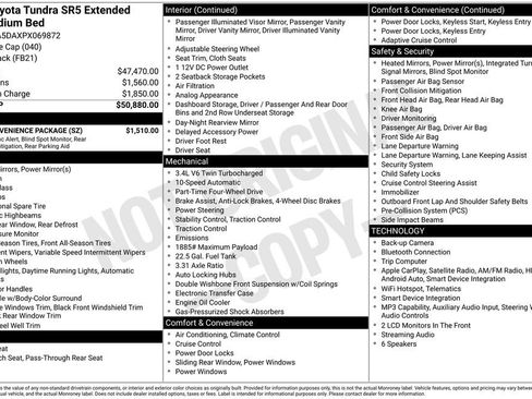 Used 2023 Toyota Tundra SR5 w/ SR5 Convenience Package AWD/4WD image 2
