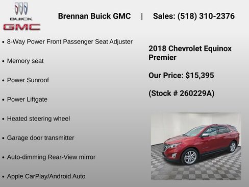 Certified 2018 Chevrolet Equinox Premier AWD/4WD image 18