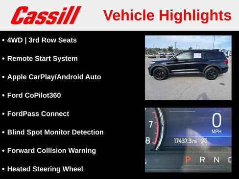 Used 2024 Ford Explorer XLT w/ Equipment Group 202A AWD/4WD image 7