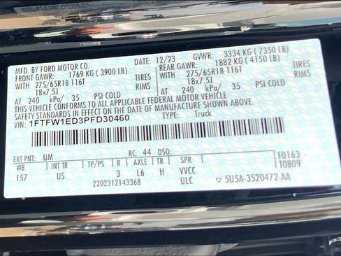 Used 2023 Ford F150 XLT w/ Equipment Group 302A High AWD/4WD image 37