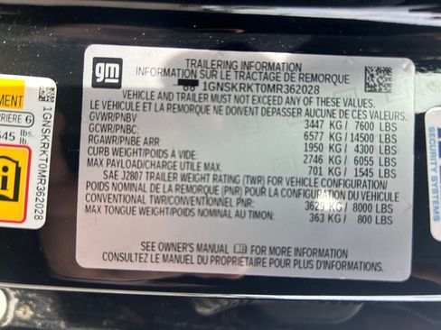 Used 2021 Chevrolet Tahoe RST AWD/4WD image 36